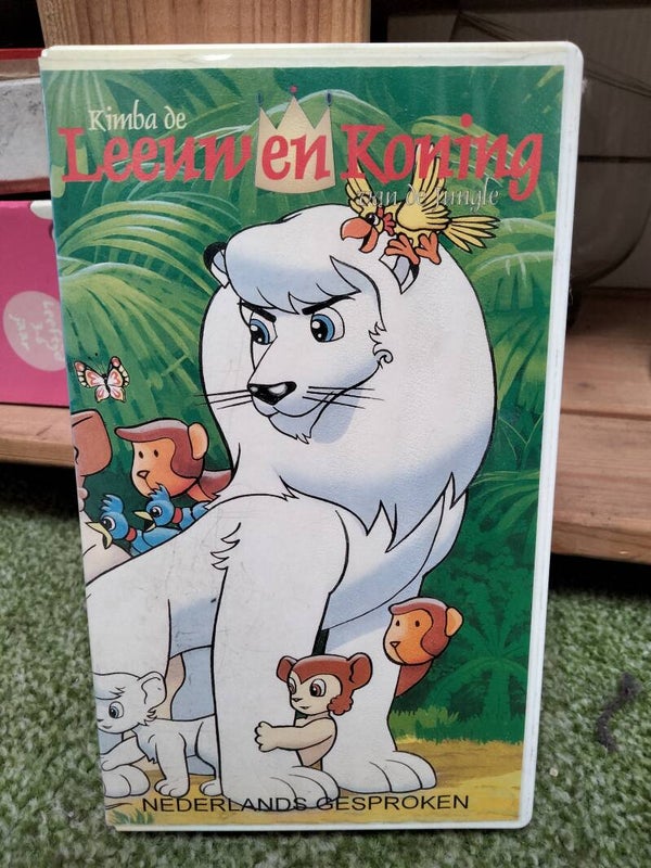 VHS videoband - Kimba de Leeuw en koning