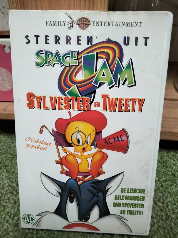 VHS videoband - Space Jam sterren uis Space Jam