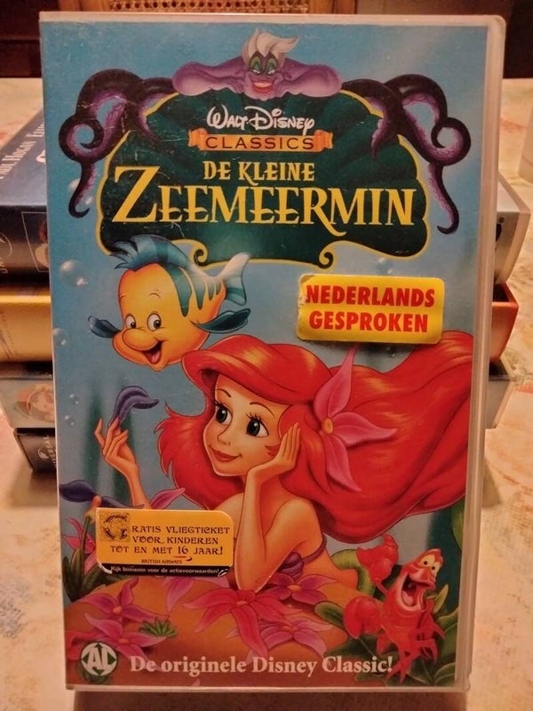 VHS videoband De kleine zeemeermin