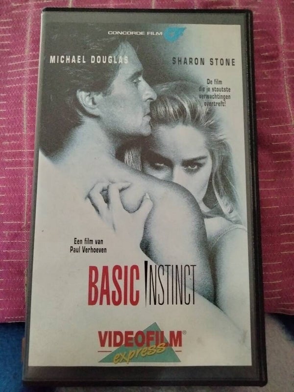 VHS videoband Basic instinct