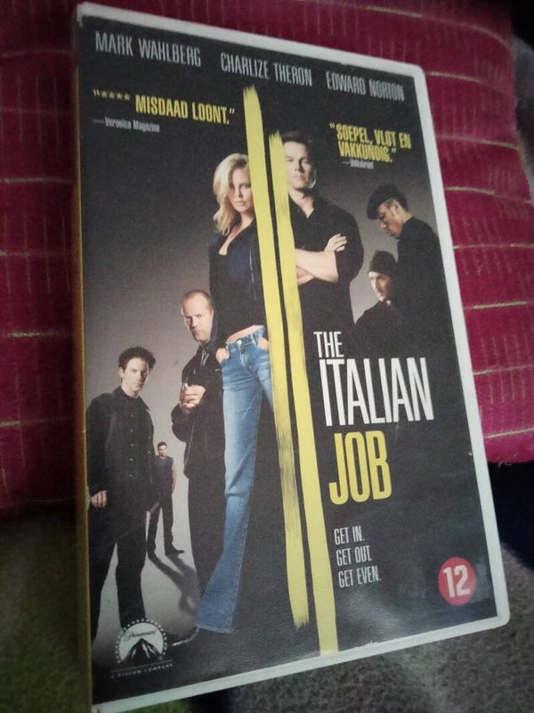 VHS videoband The Italian job