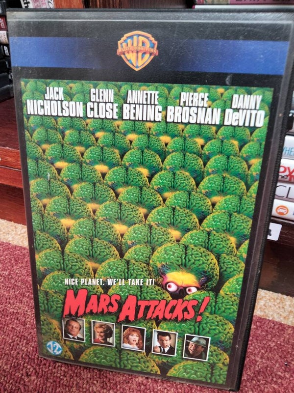 VHS videoband Mars Attacks