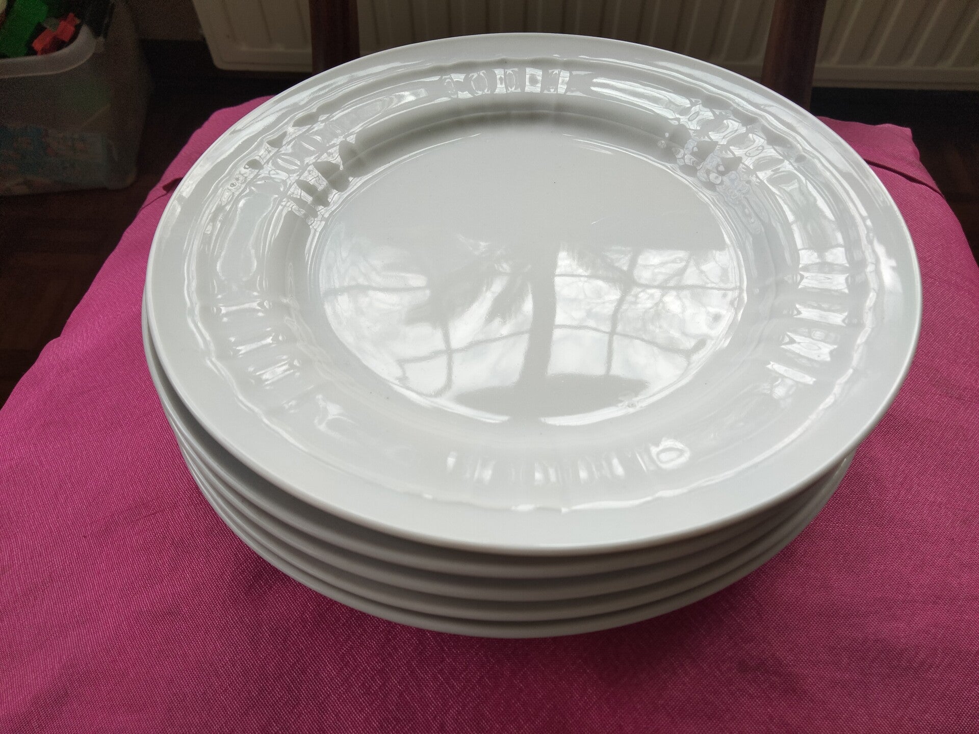 Borden wit Eschenbach diameter 19,5 cm 5 stuks