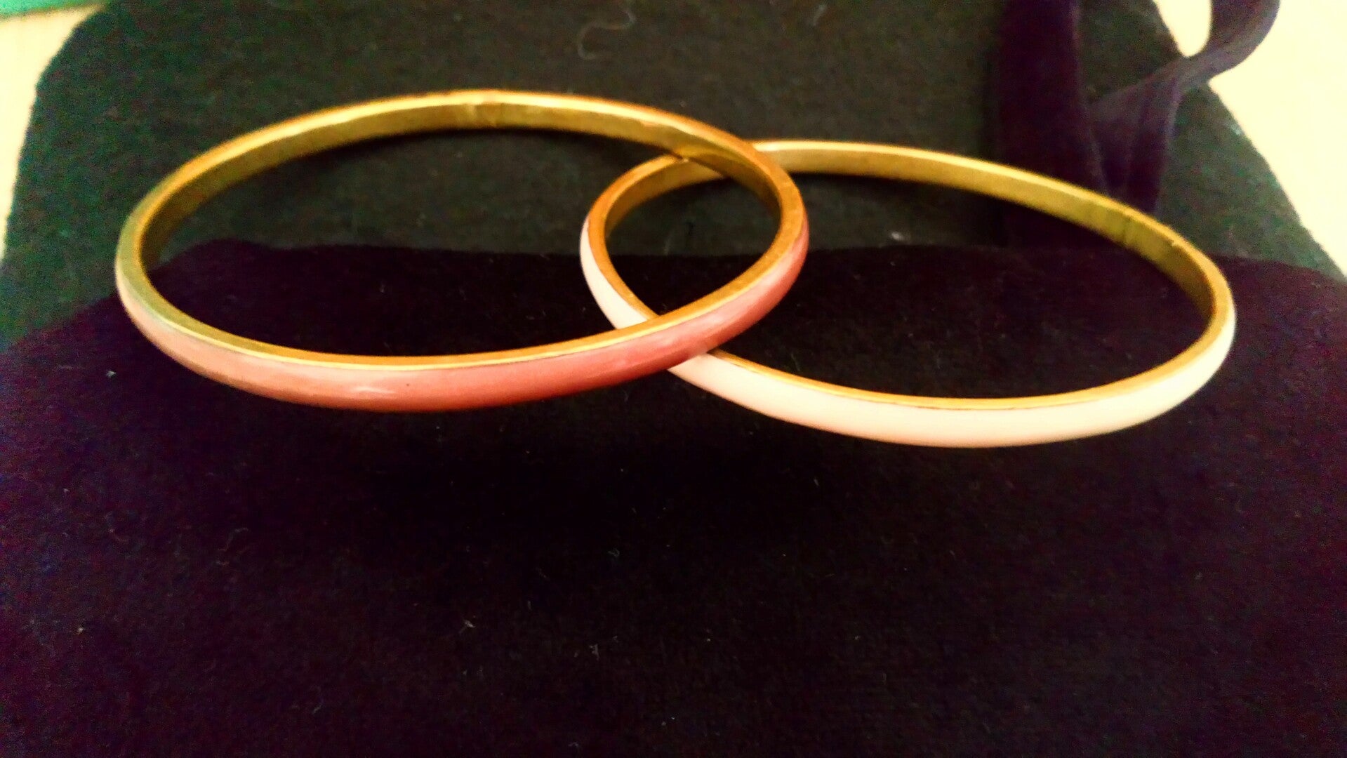 Armband 2 stuks metaal / kunsstof