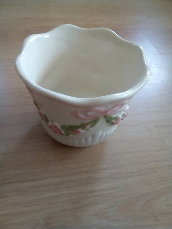 Blumentopf rosa Blütchen