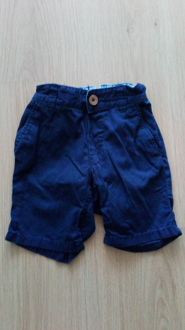 Broek H&M kort donkerblauw, maat 86