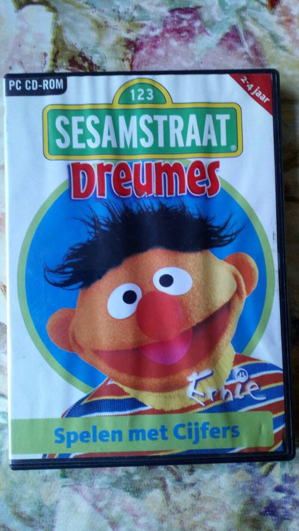 PC CD ROM - Sesamstraat Dreumes spelen met cijfers