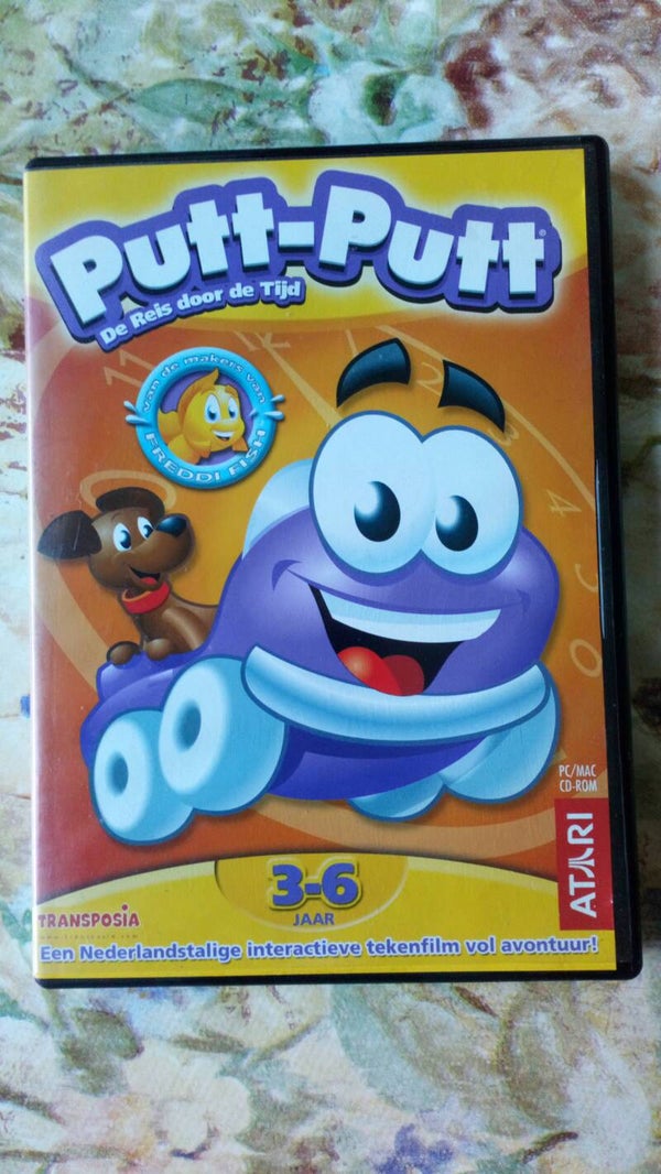 PC CD ROM - Putt Putt De reis door de tijd