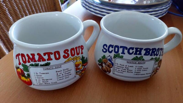 Soepkommen 2x met recept