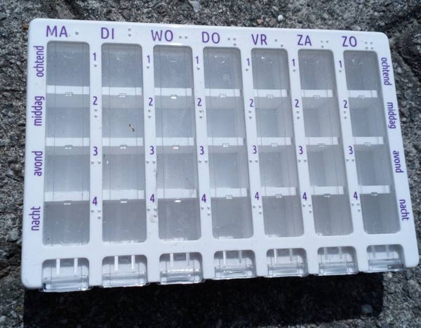 Pillendoosje dagdelen