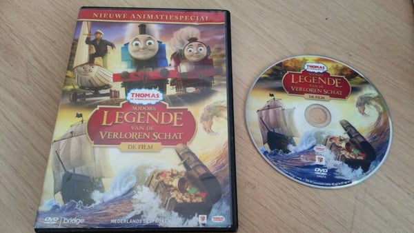 DVD Thomas de stoomlocomotief Sodors legende van de verloren schat de film