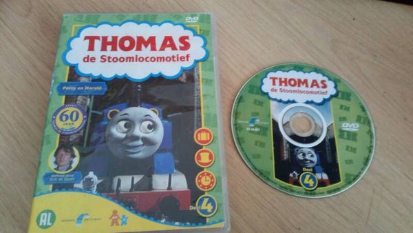 DVD Thomas de stoomlocomotief Percy en Harold