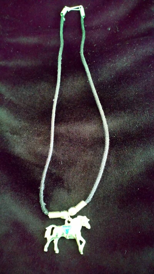 Ketting met hanger paard