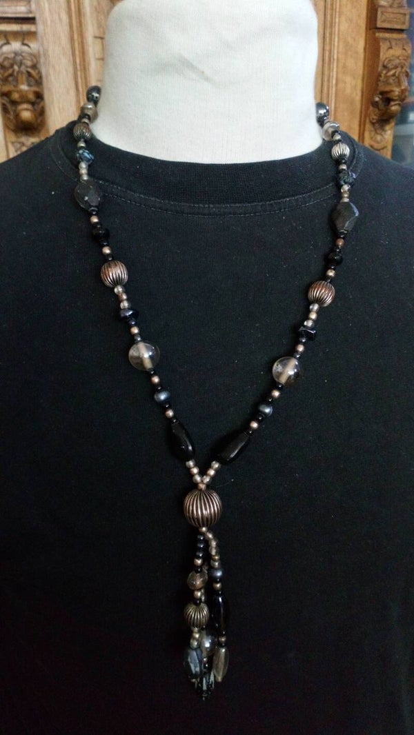Ketting KM Design met verschillende stenen