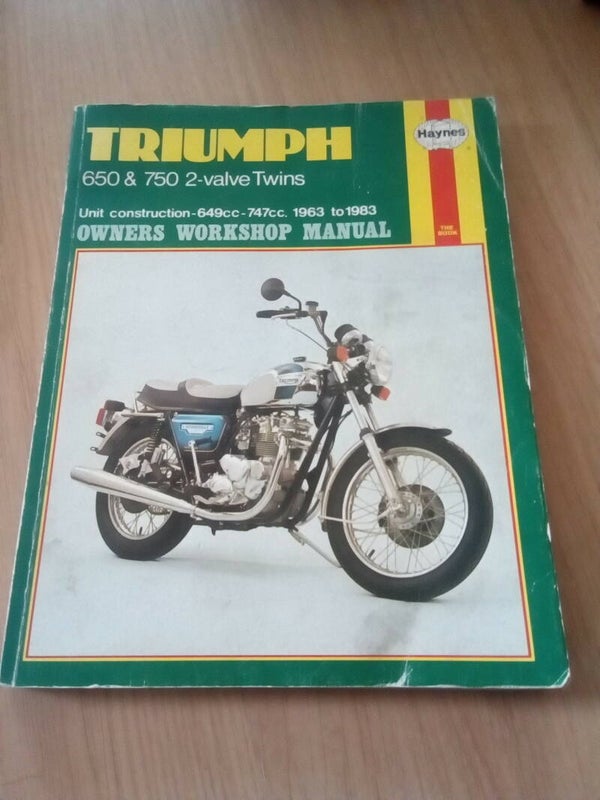 Haynes Triumph 650 & 750 werkplaatshandboek
