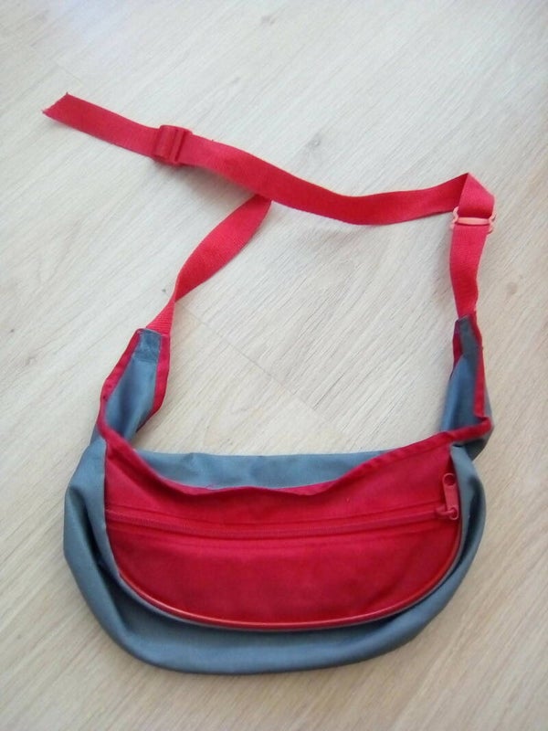 Waist bag red sturdy