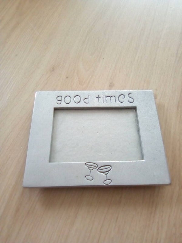 Fotolijst Good Times zilverkleurig