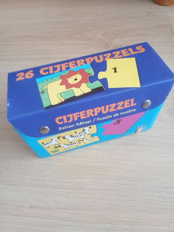 Puzzel - Cijferpuzzels 25 stuks 4+