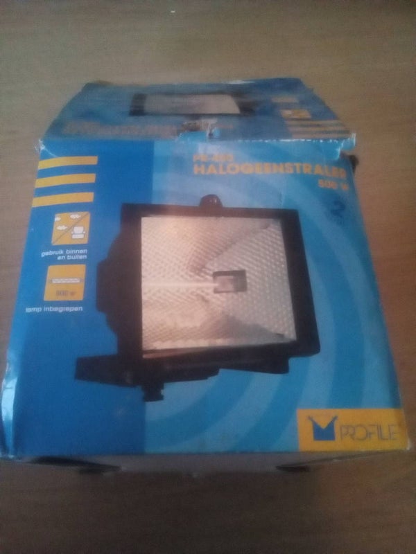 Halogeenstraler 500W (NIEUW)