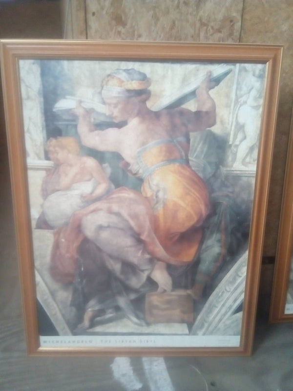 Poster Michelangelo The Lybian Sybil 