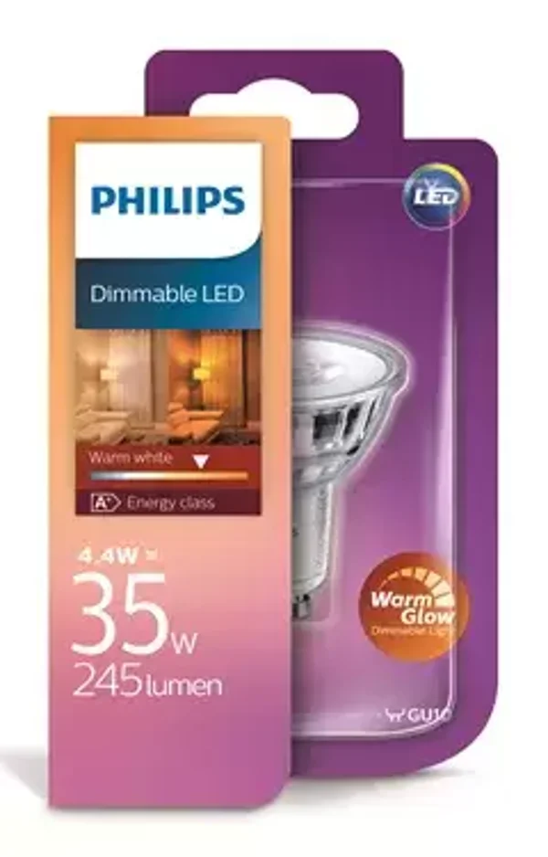 Philips dimmable Led warm white 35w 245 lumen