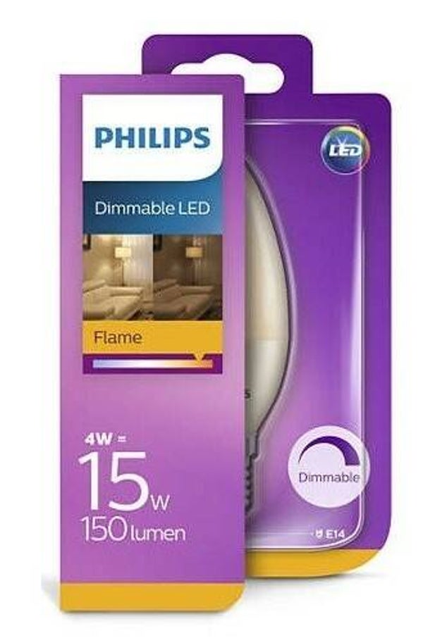 Philips led flame 15w 150 lumen