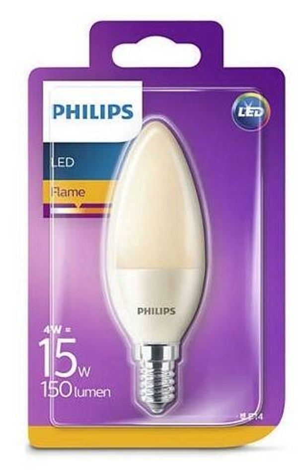 Philips led flame 15w 150 lumen