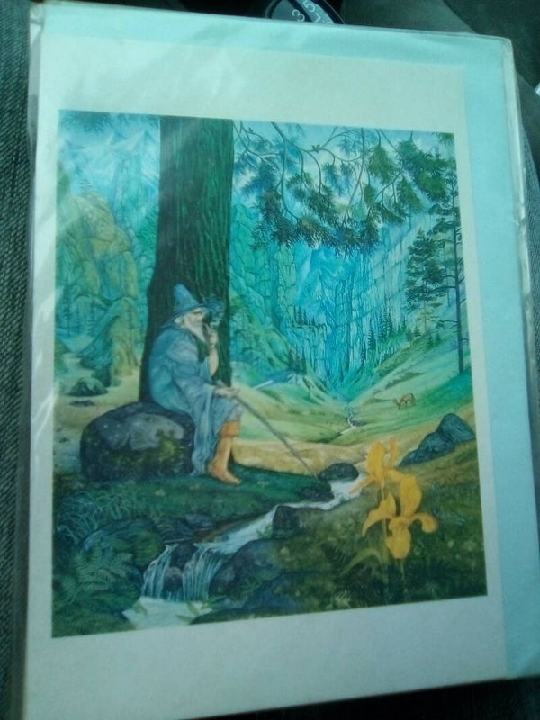 Roger Garland Gandalf Tolkien Grußkarte