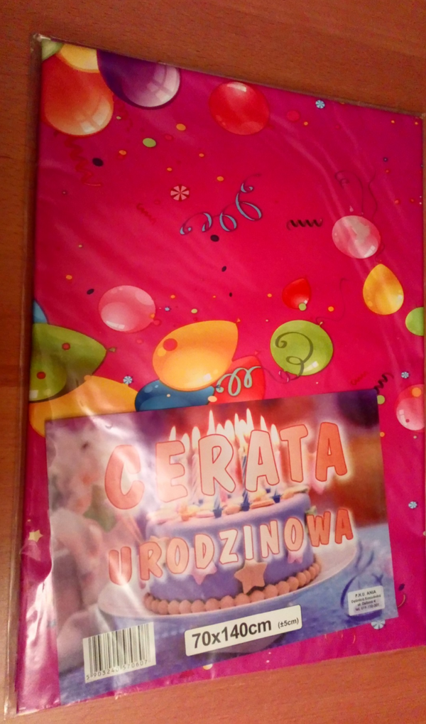 Geburtstag Tischdecke