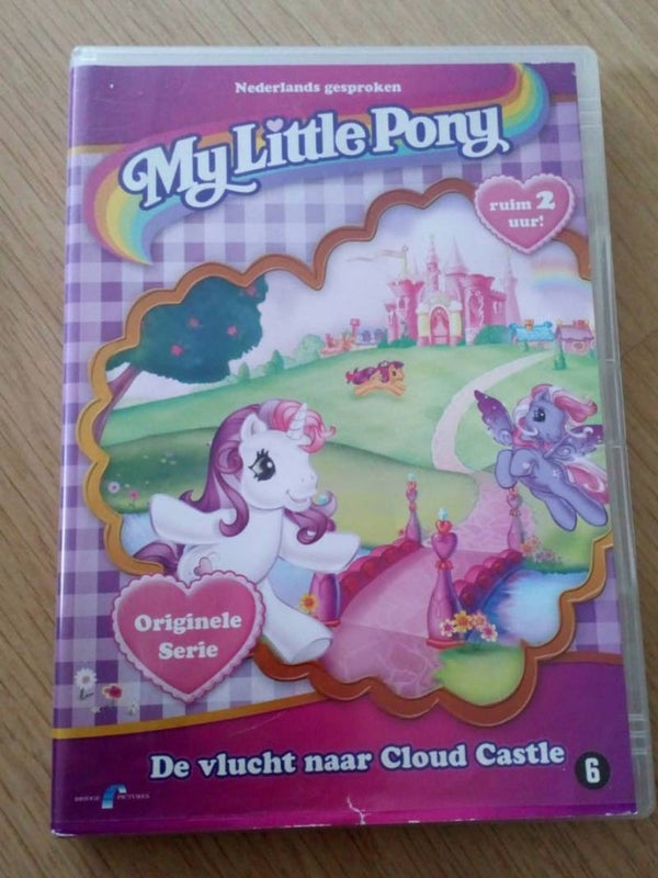 DVD My little pony de vlucht naar cloud castle