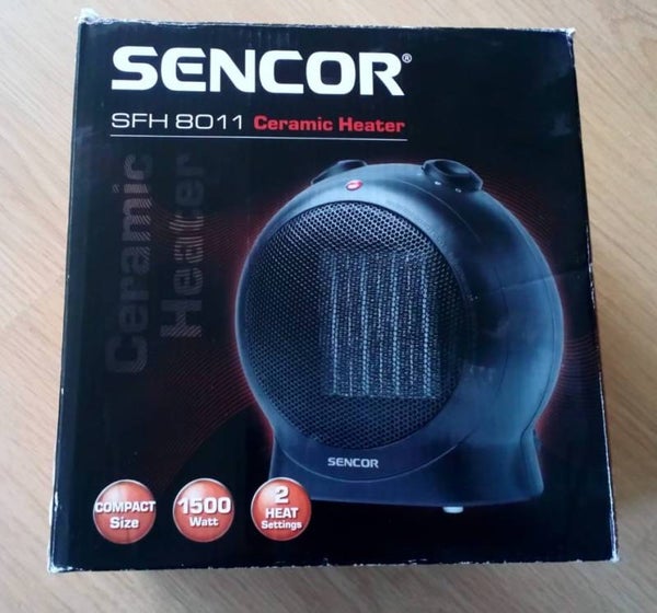 Sencor sfh 8011 ceramic heater (NIEUW)