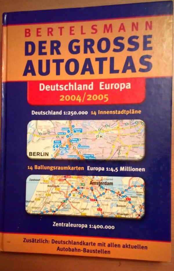 Grote Autoatlas / Duitsland, Europa
