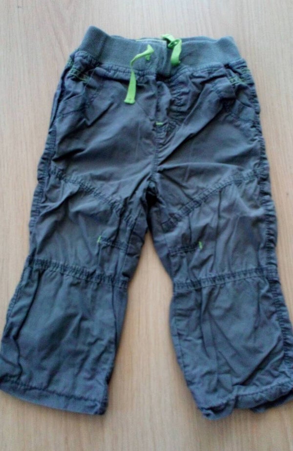 Broek Topolino legergroen, maat 86