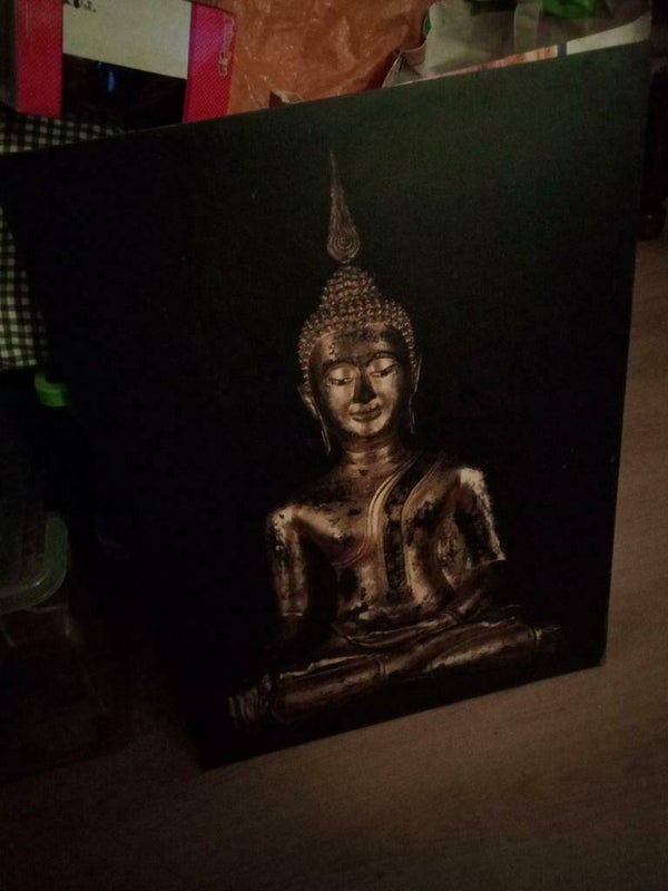 Canvas buddha