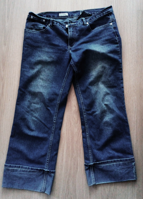 Spijkerbroek / Jeans 3/4 Clockhouse C&A, maat 42 