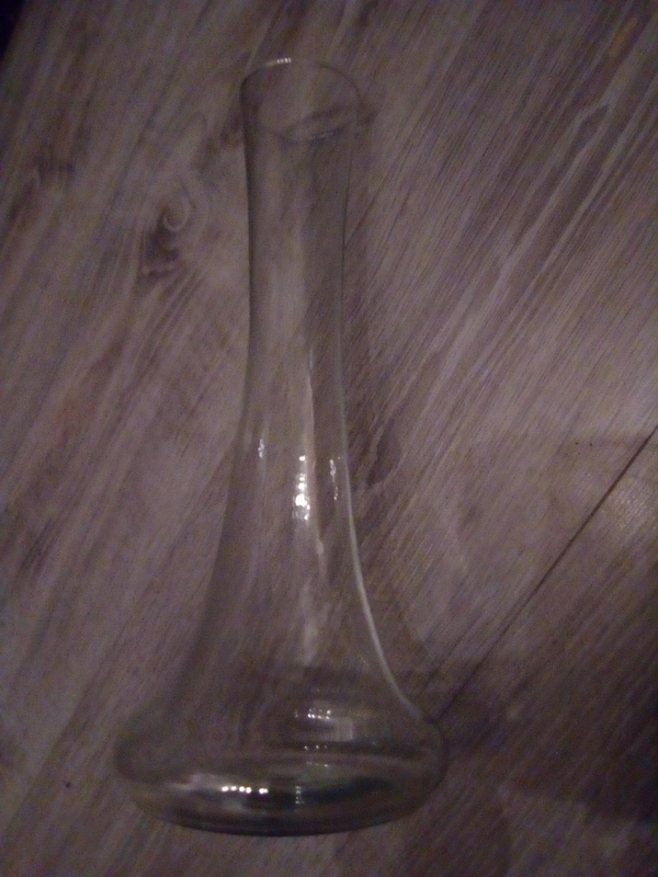 Vaas van glas - Hoogte 35cm