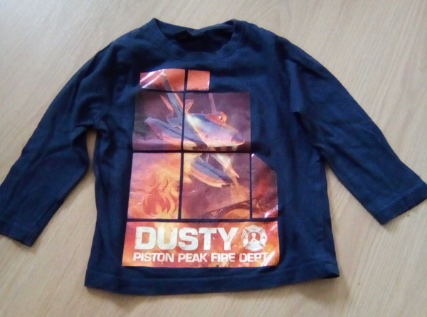 Shirt lange mouw Planes, maat 86/92