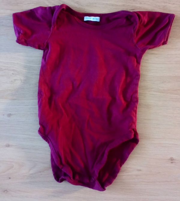 Romper Hema bordeauxrood, maat 86/92