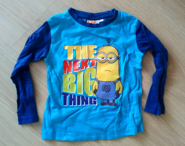 Shirt lange mouw Despicable Me, maat 104/110
