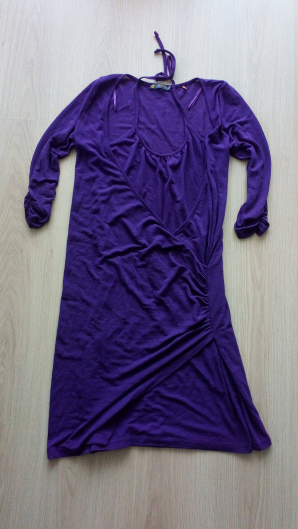 Positiekleding voedingsjurk Noppies paars, maat M