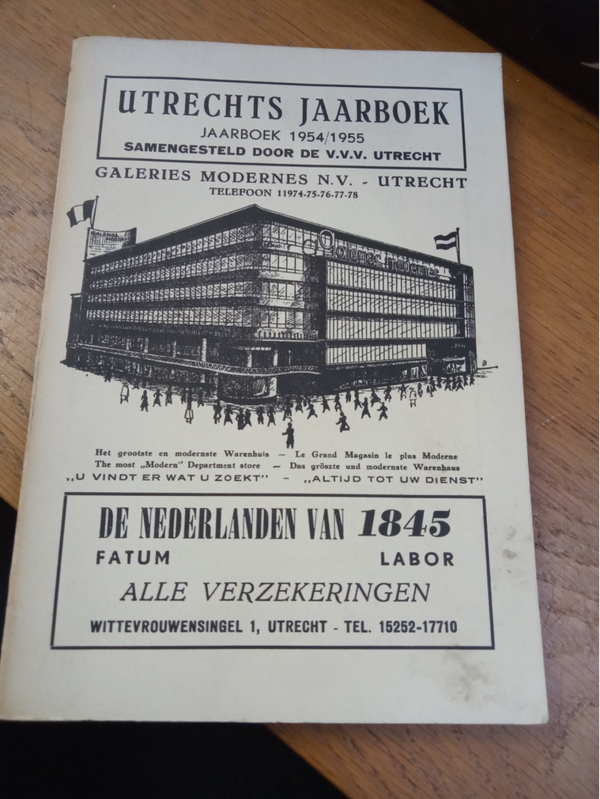 Jaarboek Utrechts jaarboek 1954