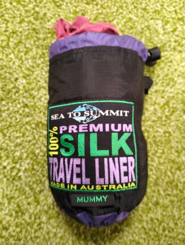 Slaapzak Sea to Summit Travel liner 100% premium silk