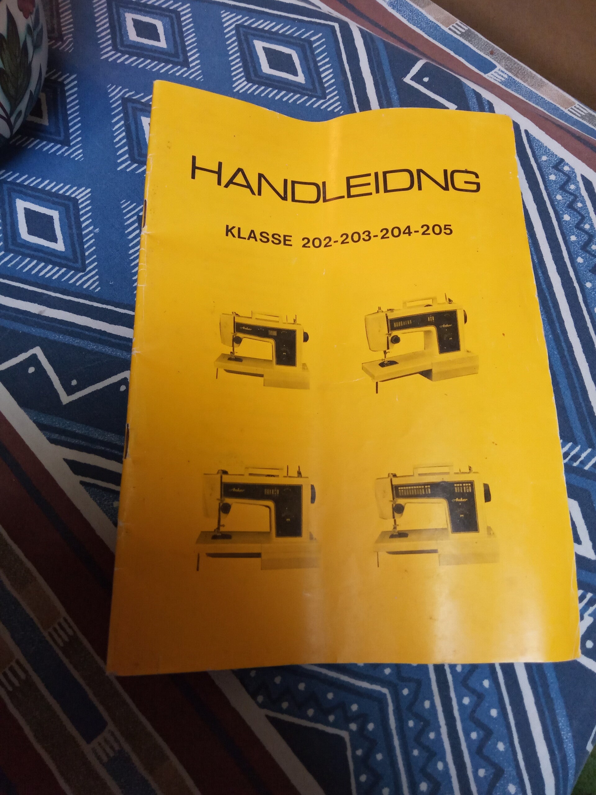 Handleiding naaimachine Anker