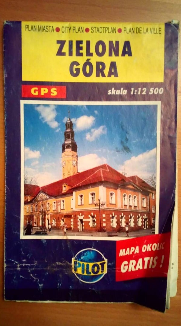 Plattegrond Zielona Góra (PL)