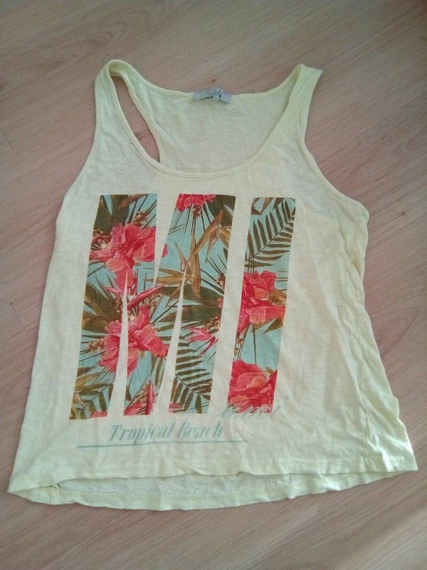 Top mouwloos CKH Clockhouse, maat L