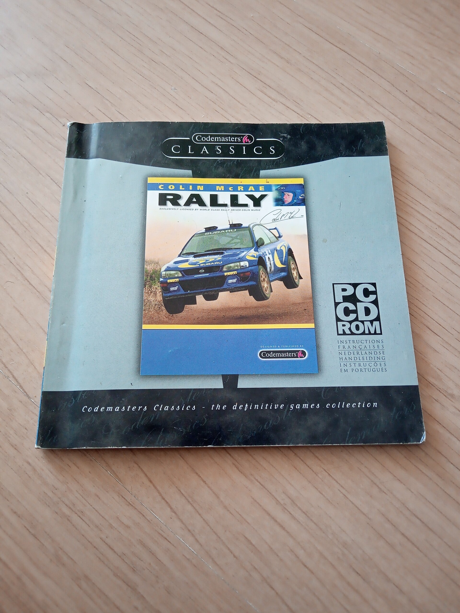 PC CD ROM - handleiding Colin McRae Rally