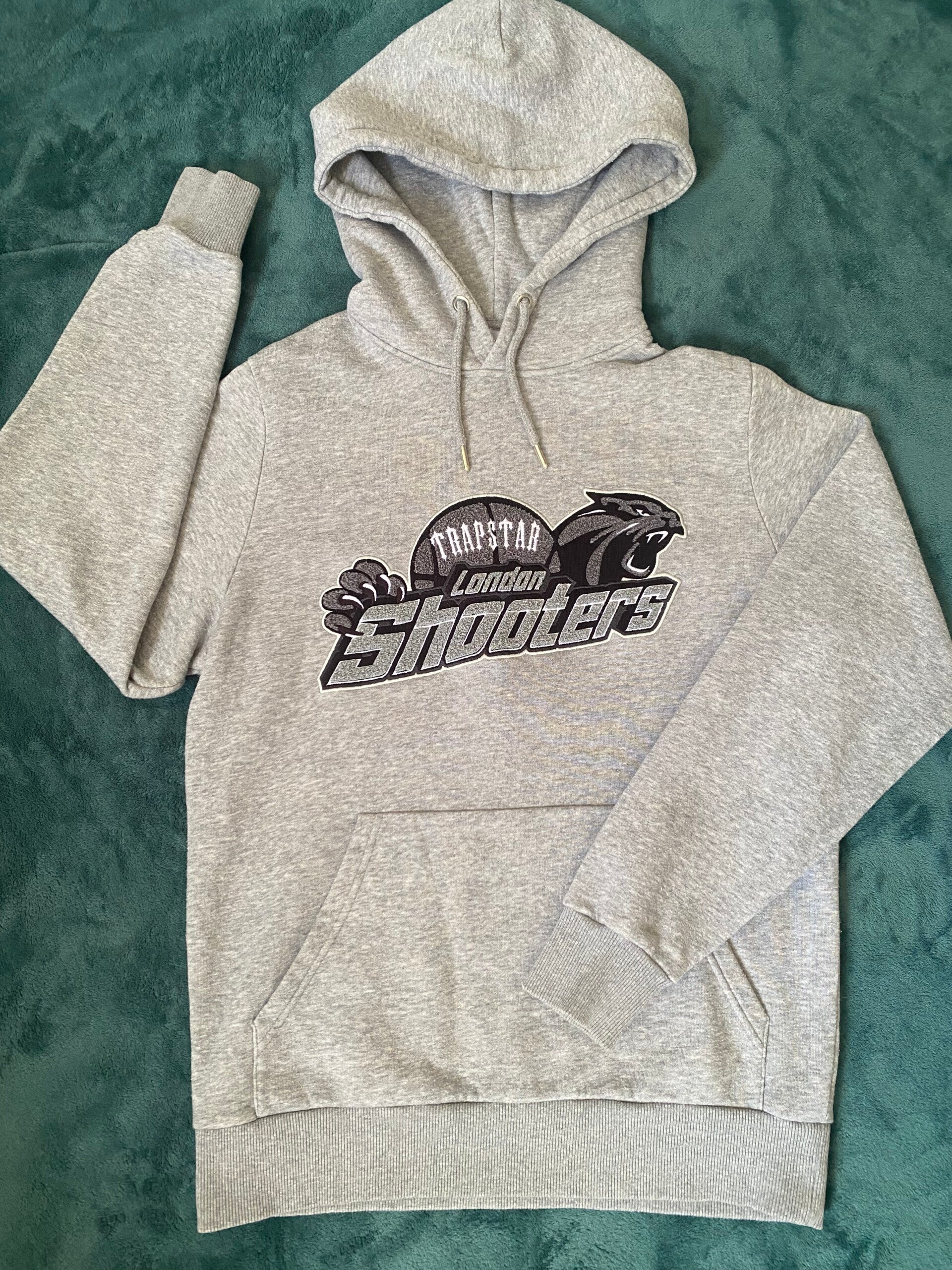 TRAPSTAR SHOOTER HOODED TRACKSUIT - ICE GREY
