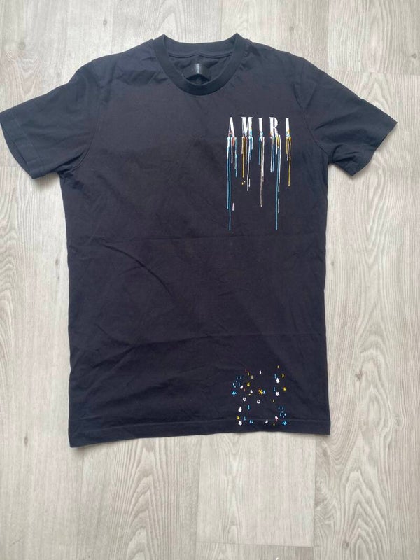 AMIRI paint drip core logo - black