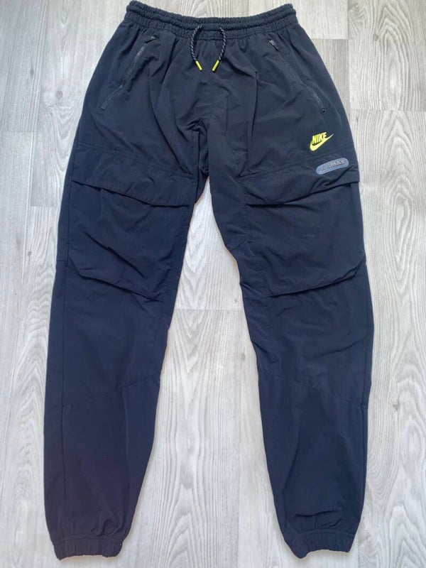 NIKE AIR MAX cargo track pants - black and green