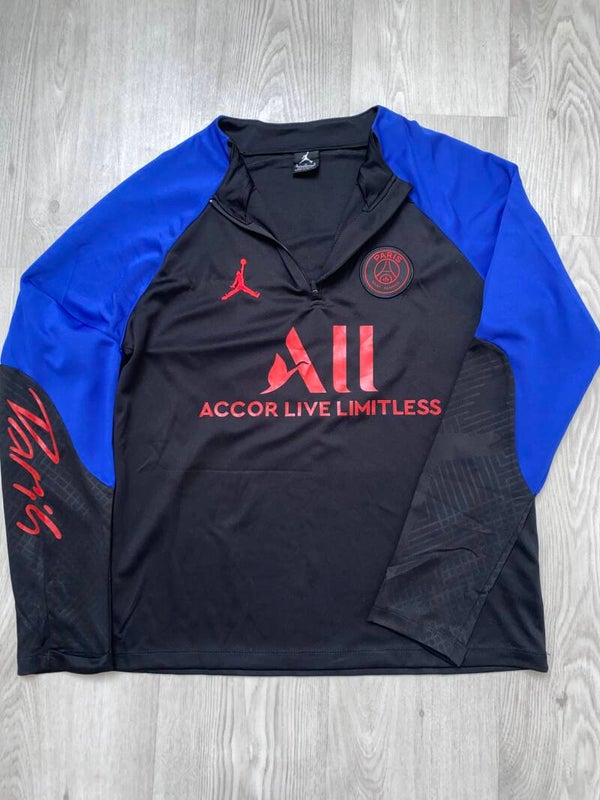 NIKE JORDAN/PSG dri fit tracksuit - black/blue/red